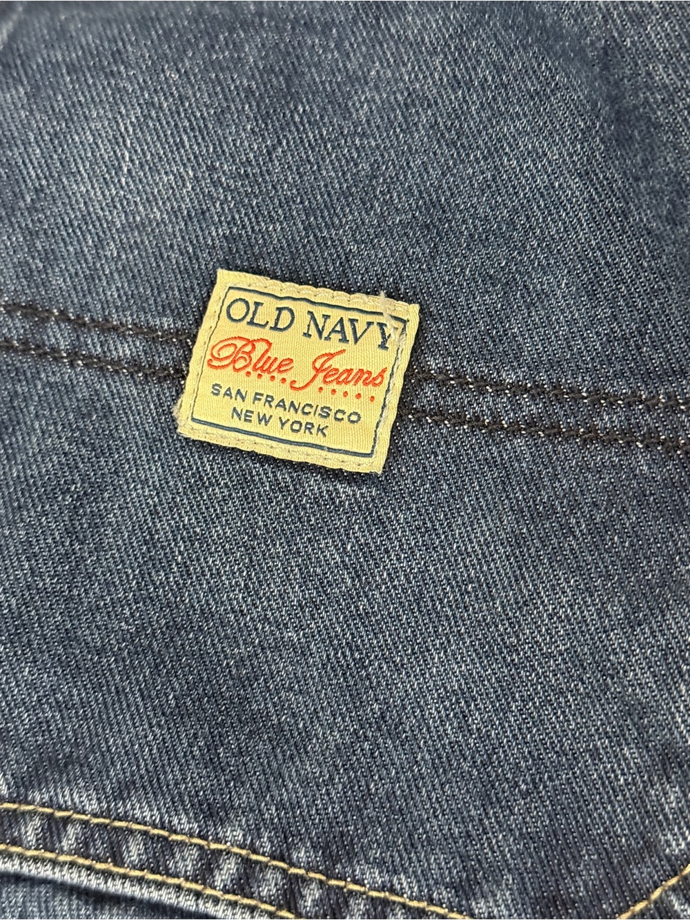 Old Navy Blue Painter's Reissue Jeans - Picture 6 of 9
